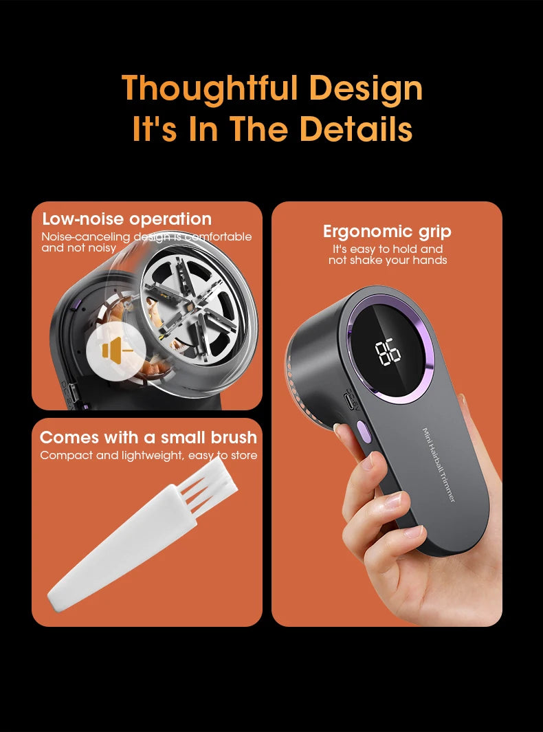 Led Electric Fabric Shaver