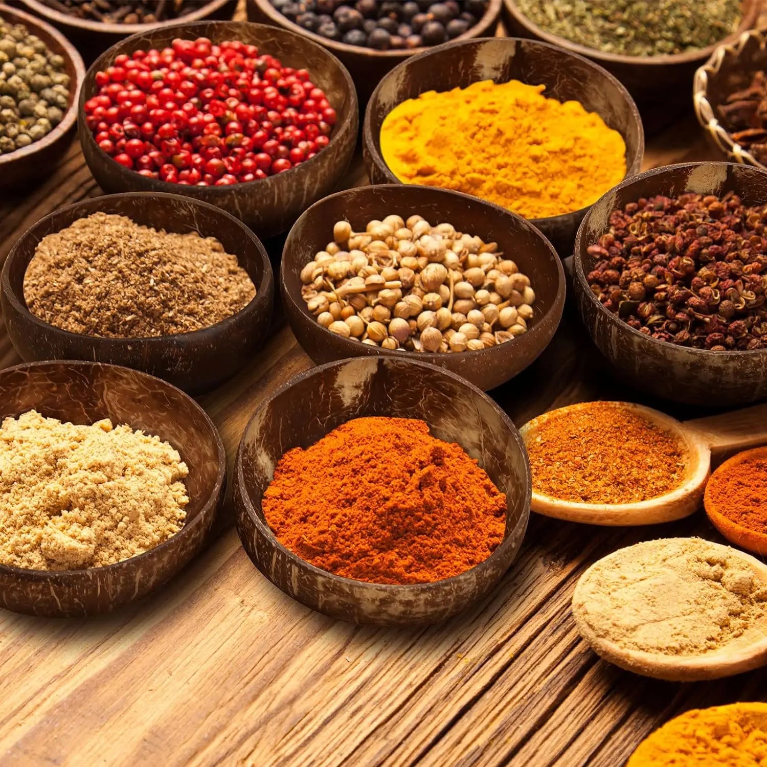 Natural Coconut Shell Bowls