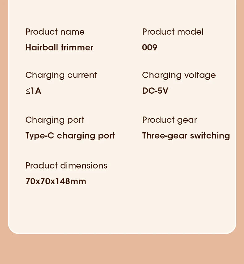 Led Electric Fabric Shaver