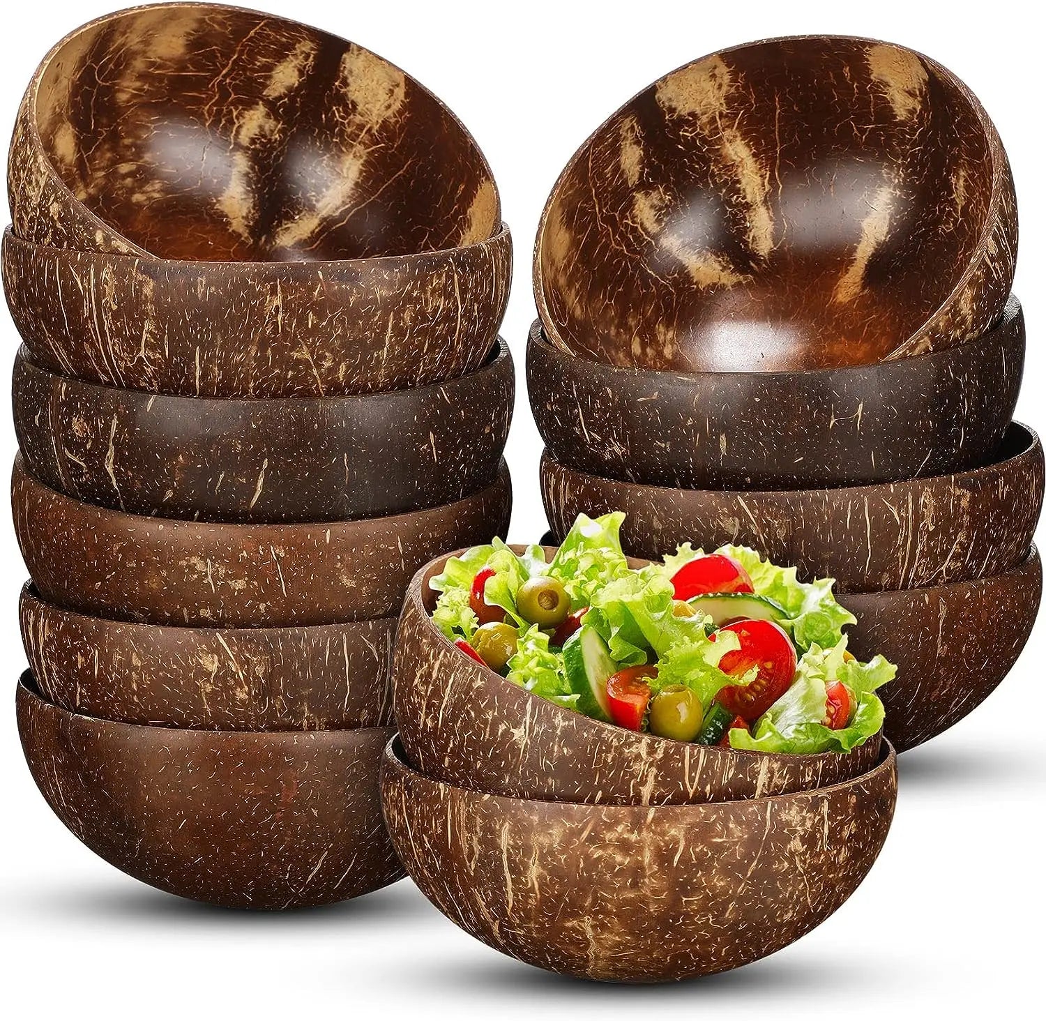 Natural Coconut Shell Bowls